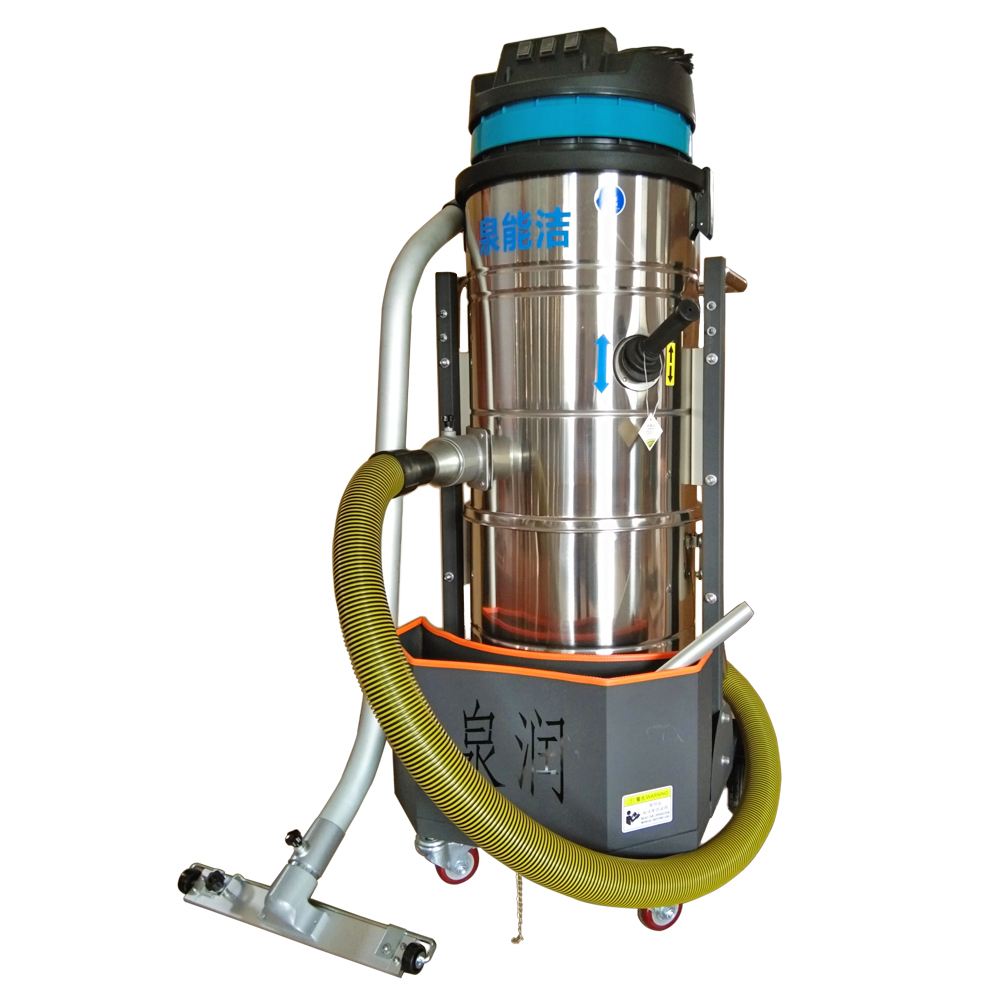 泉能洁工业吸尘器QL3000应用于高吸收性树脂车间物料回收作业